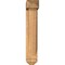Ekena Millwork Traditional Arts and Crafts Smooth Bracket w/ Offset Brace, Western Red Cedar, 5 1/2"W x 18"D x 30"H BKT0604X18X30TRA03SWR - alternate 4